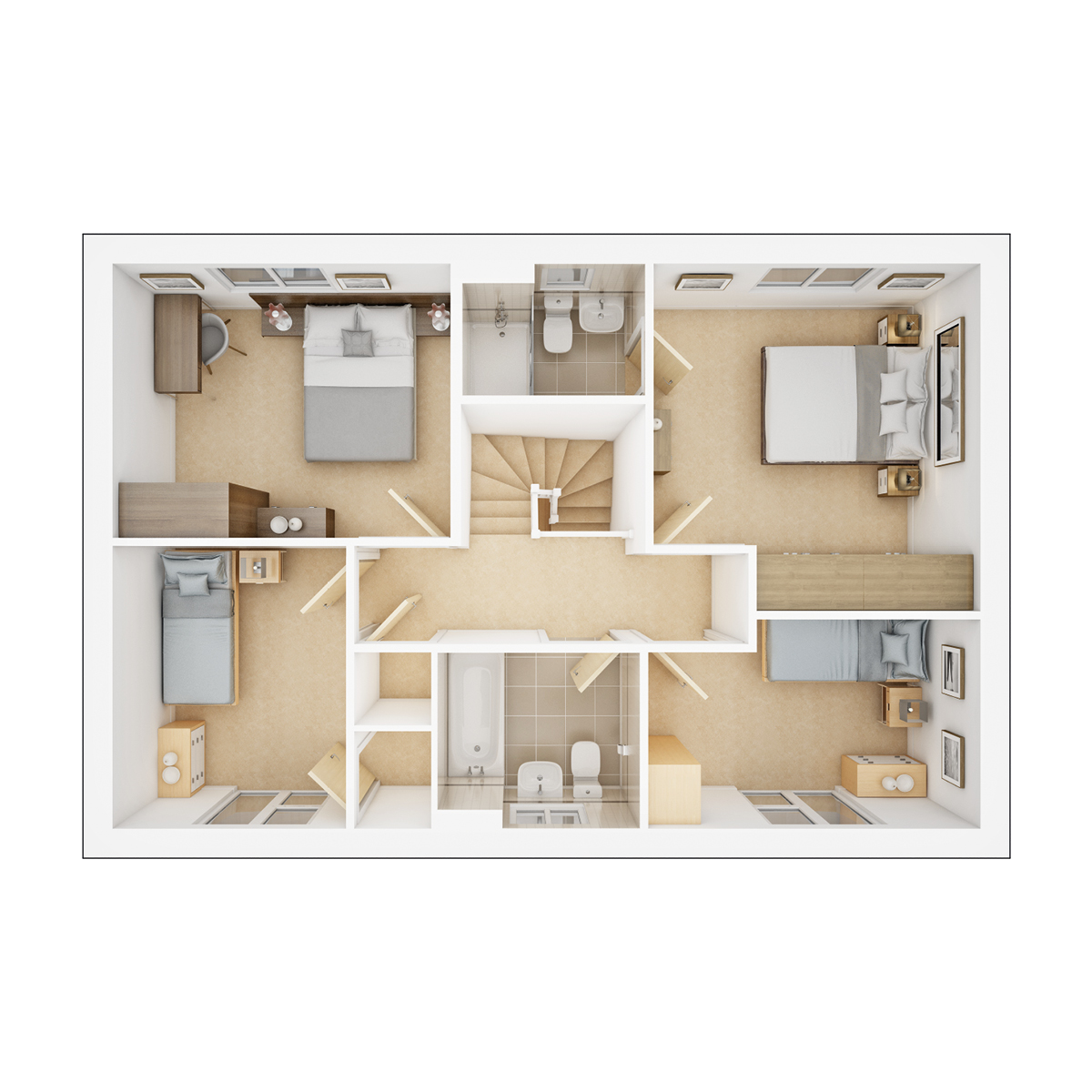 First floor plan of the Rossdale