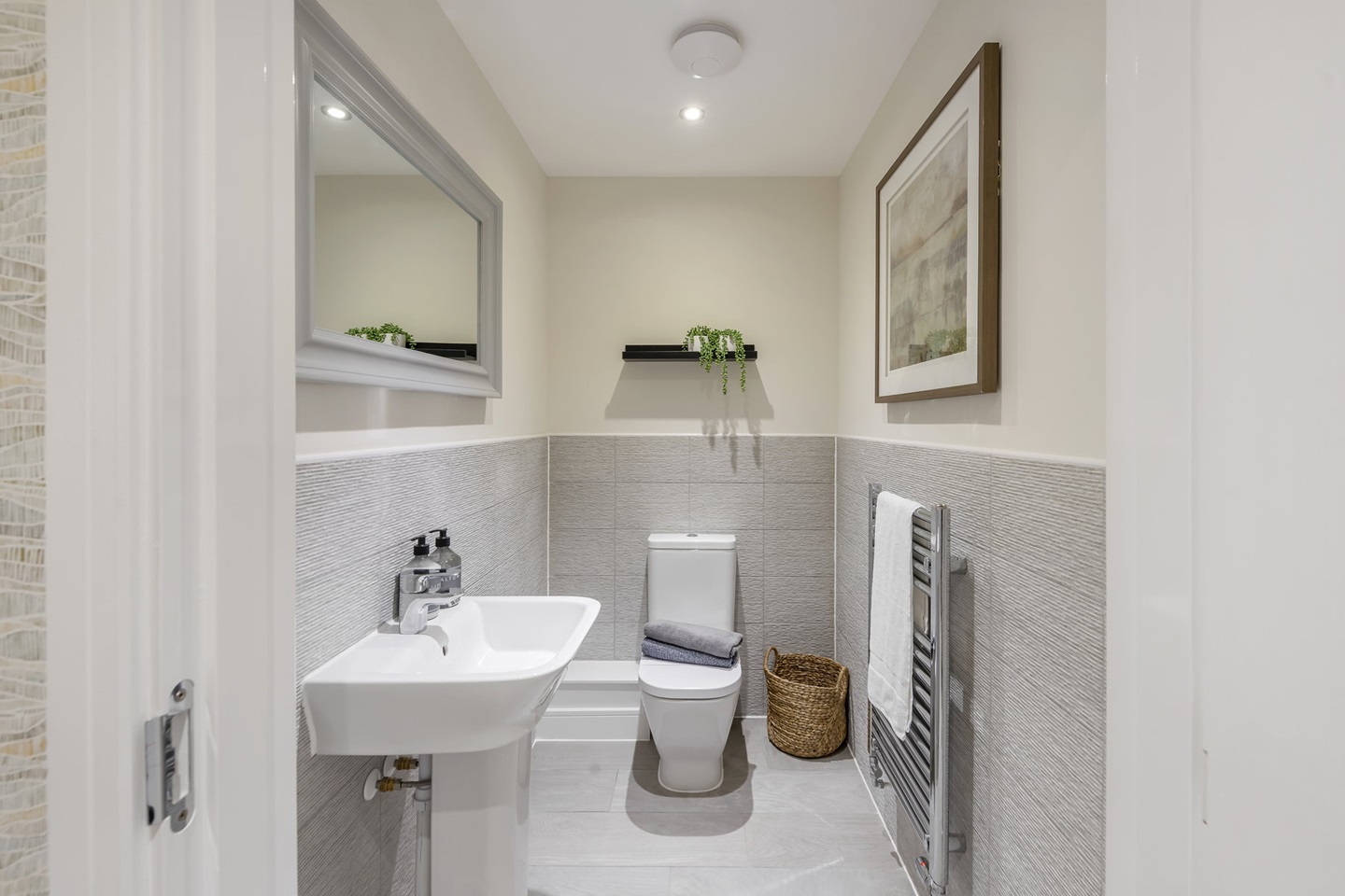 Typical Taylor Wimpey home - cloakroom