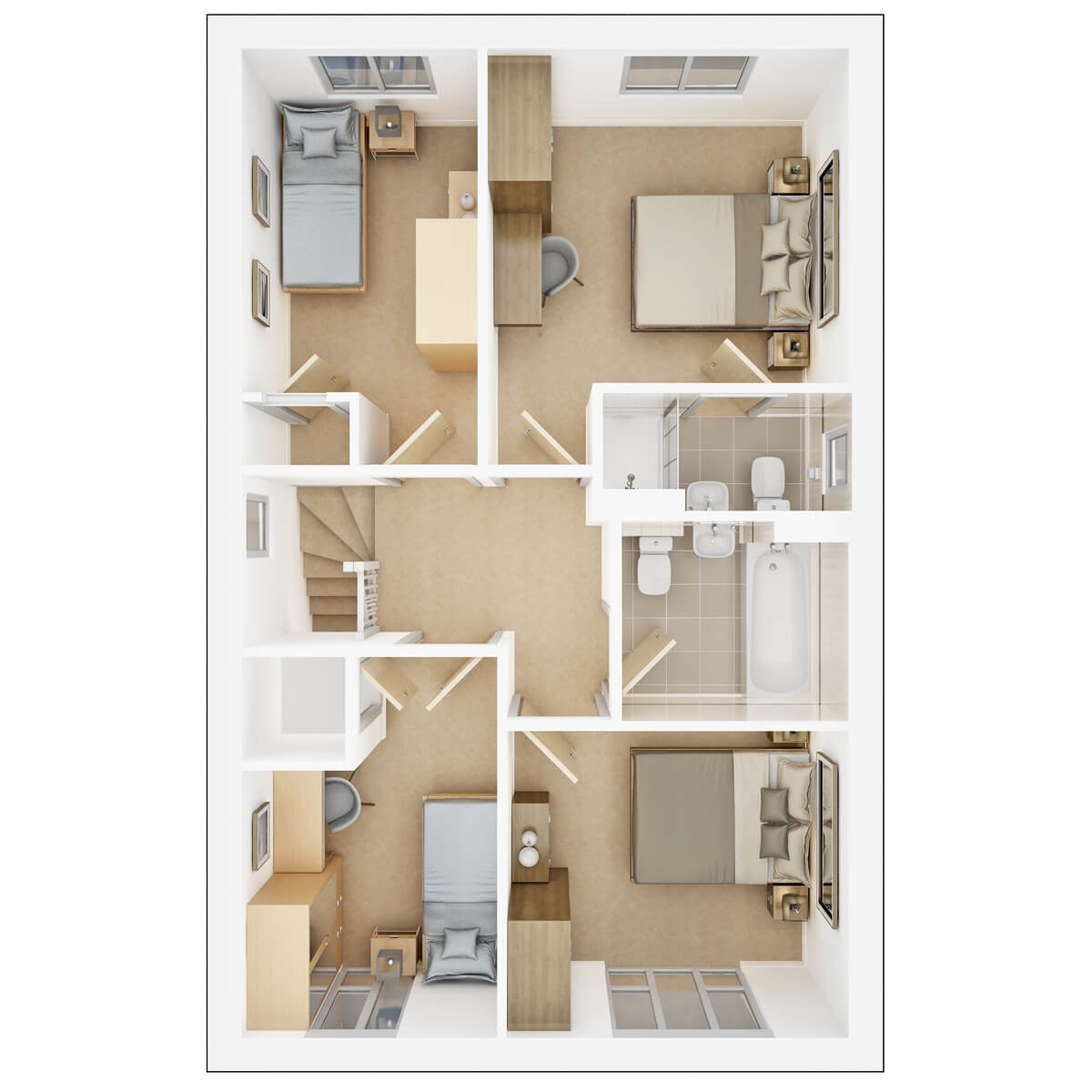 First Floor of the Huxford 