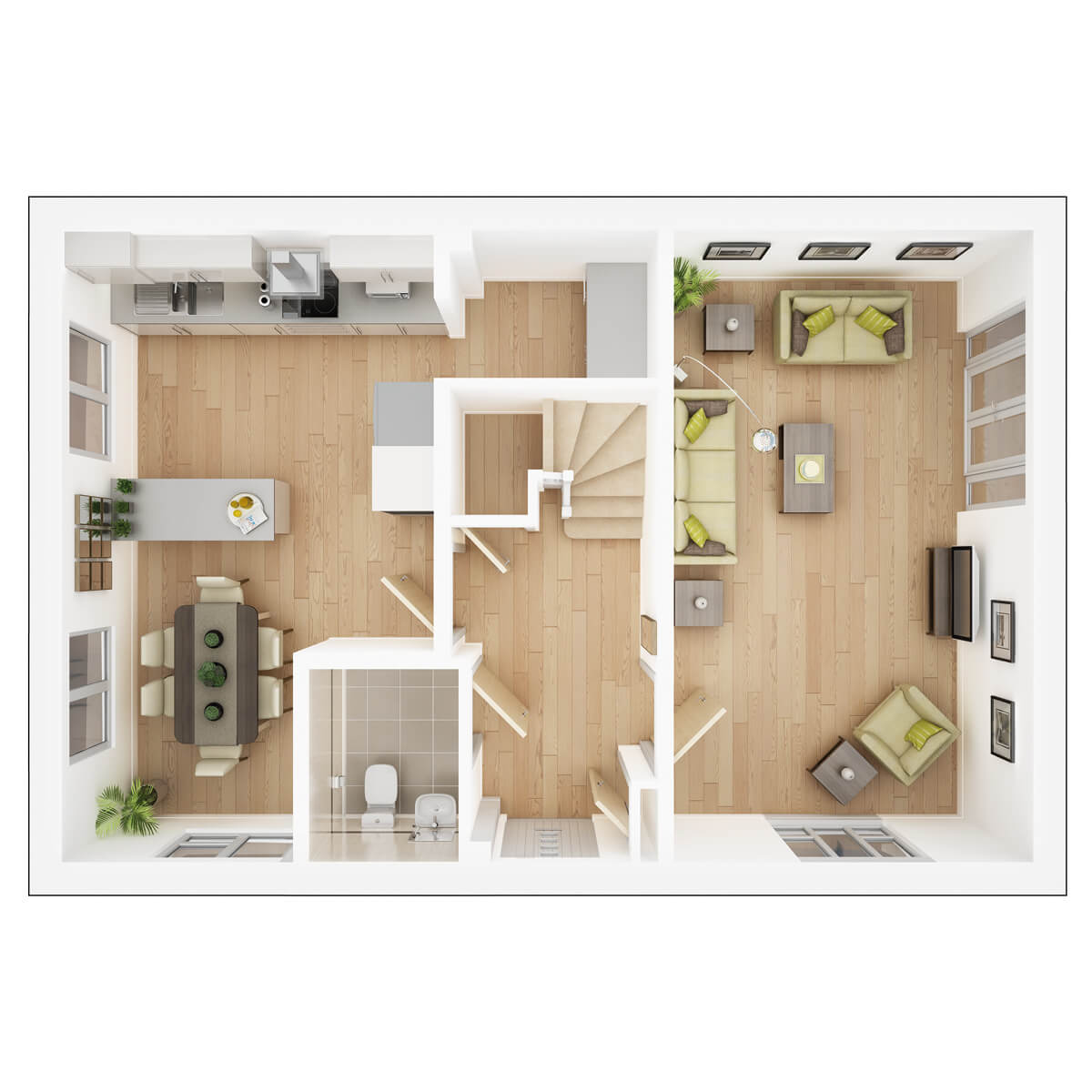 Ground Floor of the Trusdale