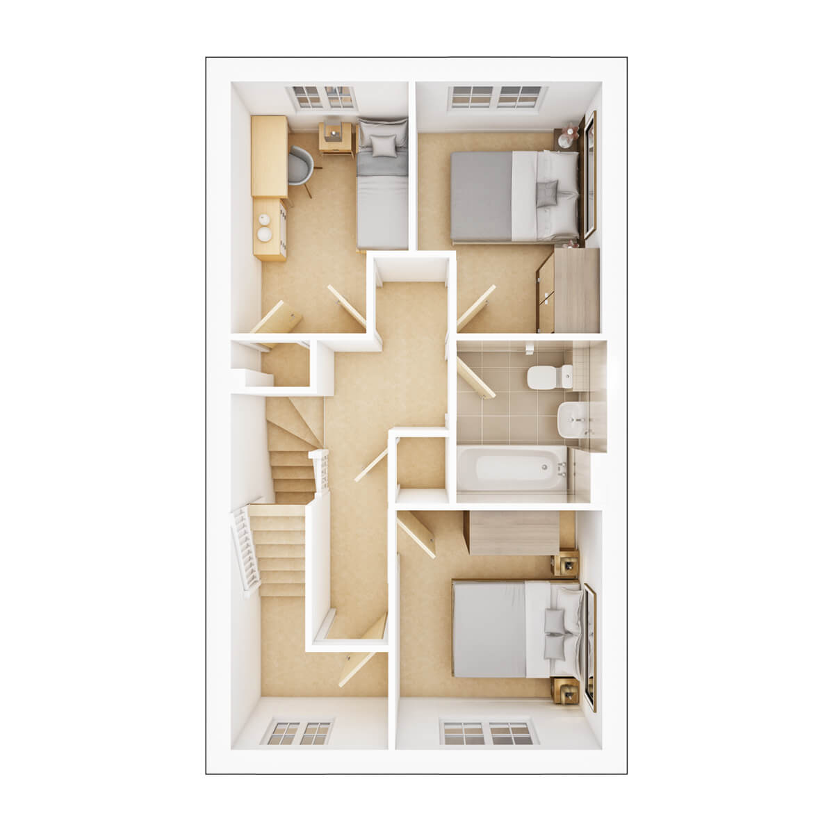 First Floor plan of the Elliston