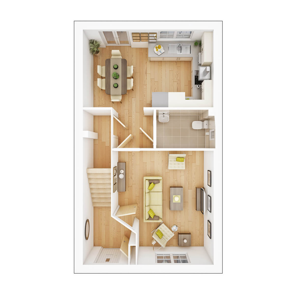 Ground Floor plan of the Elliston
