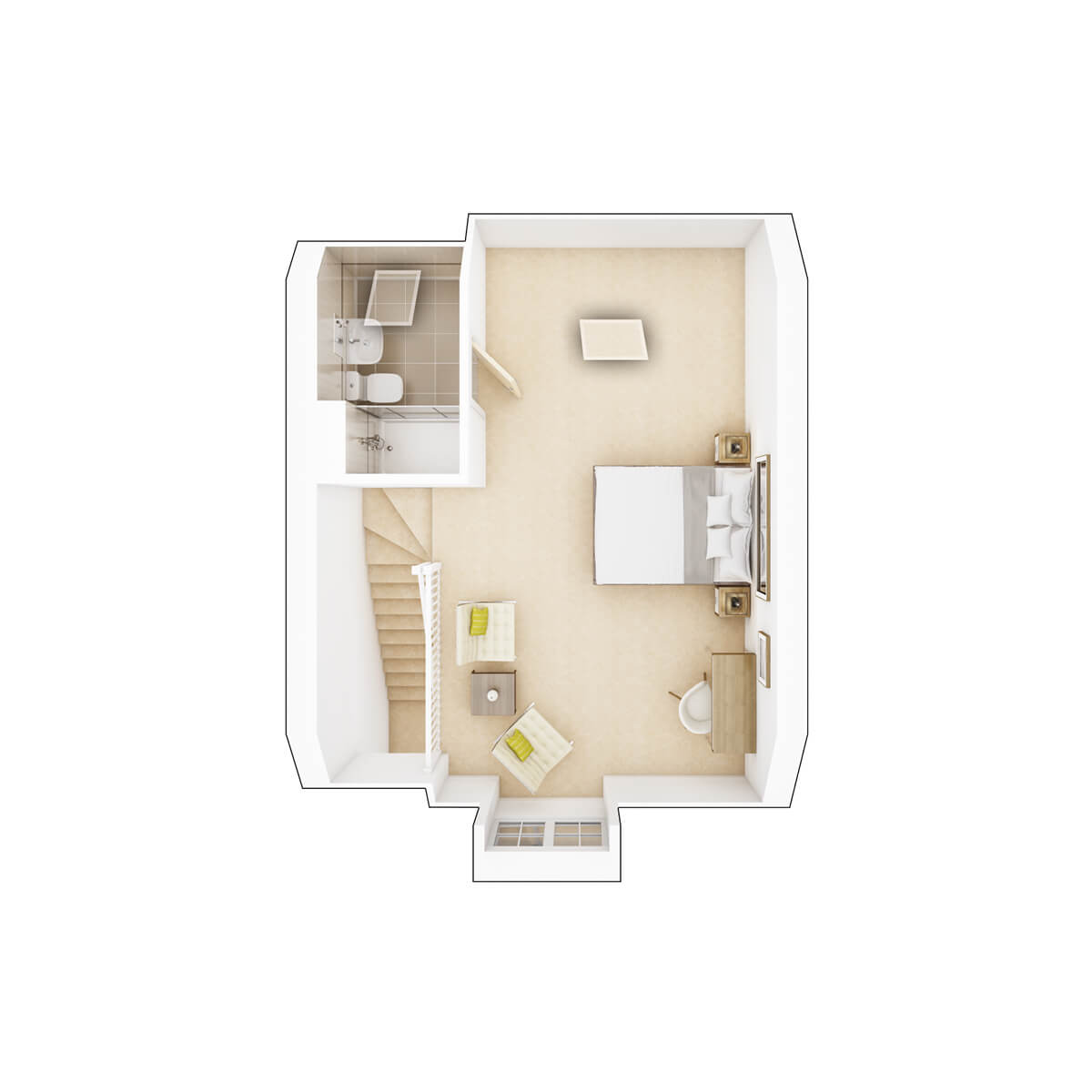 Second Floor plan of the Elliston