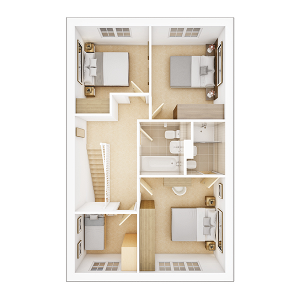 Midford first floor plan
