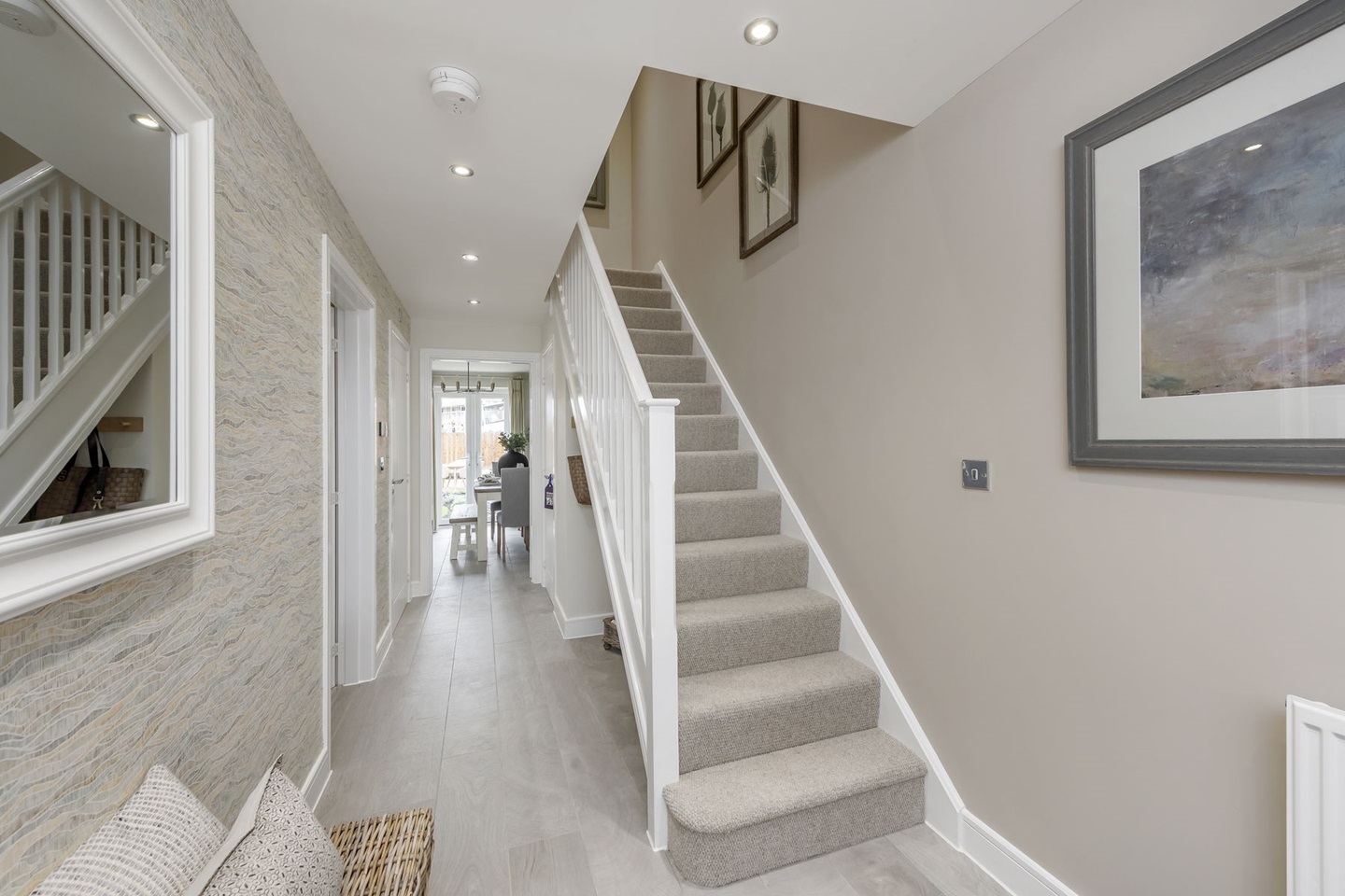 Typical Taylor Wimpey home - hallway (2)