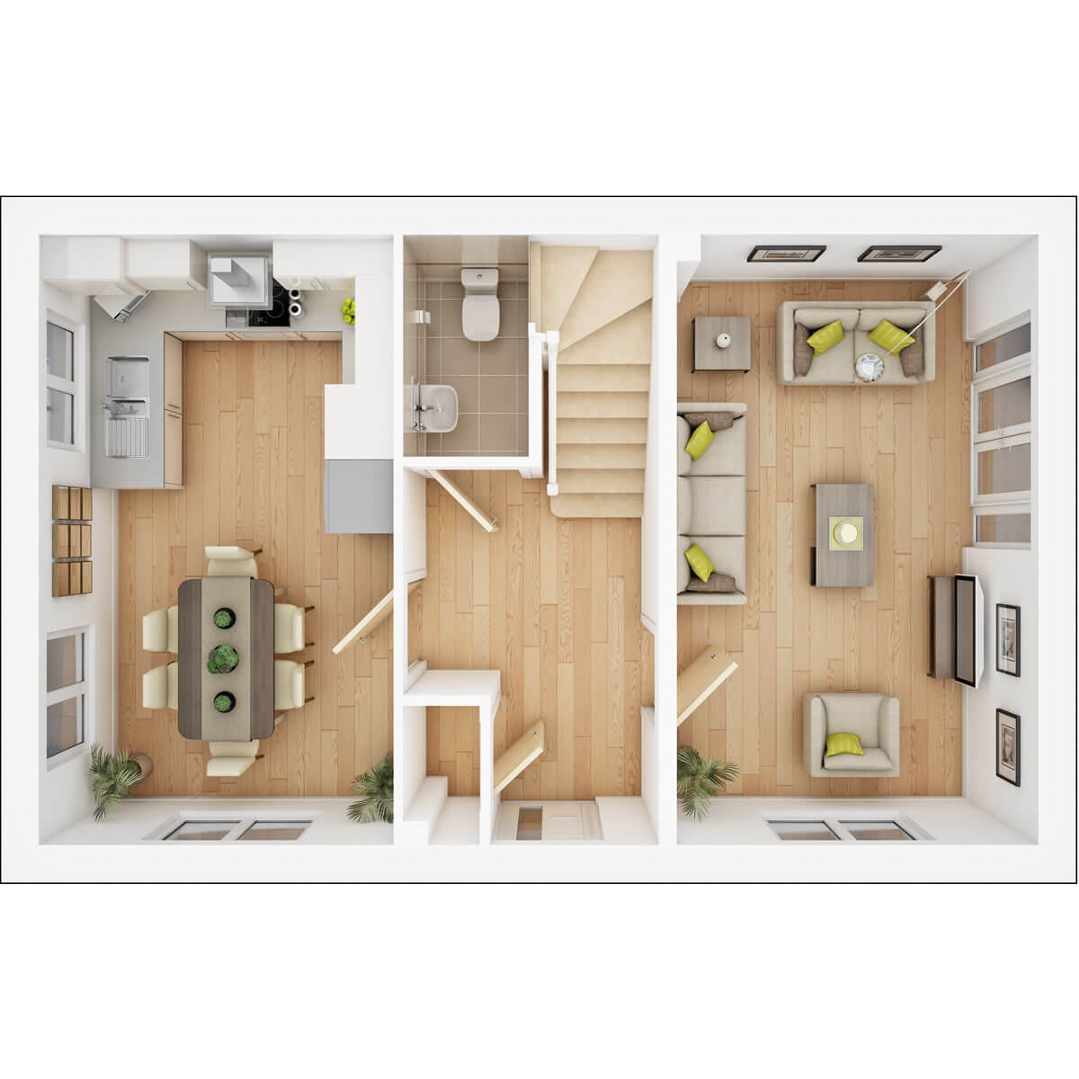 Ground floor plan of the Easedale