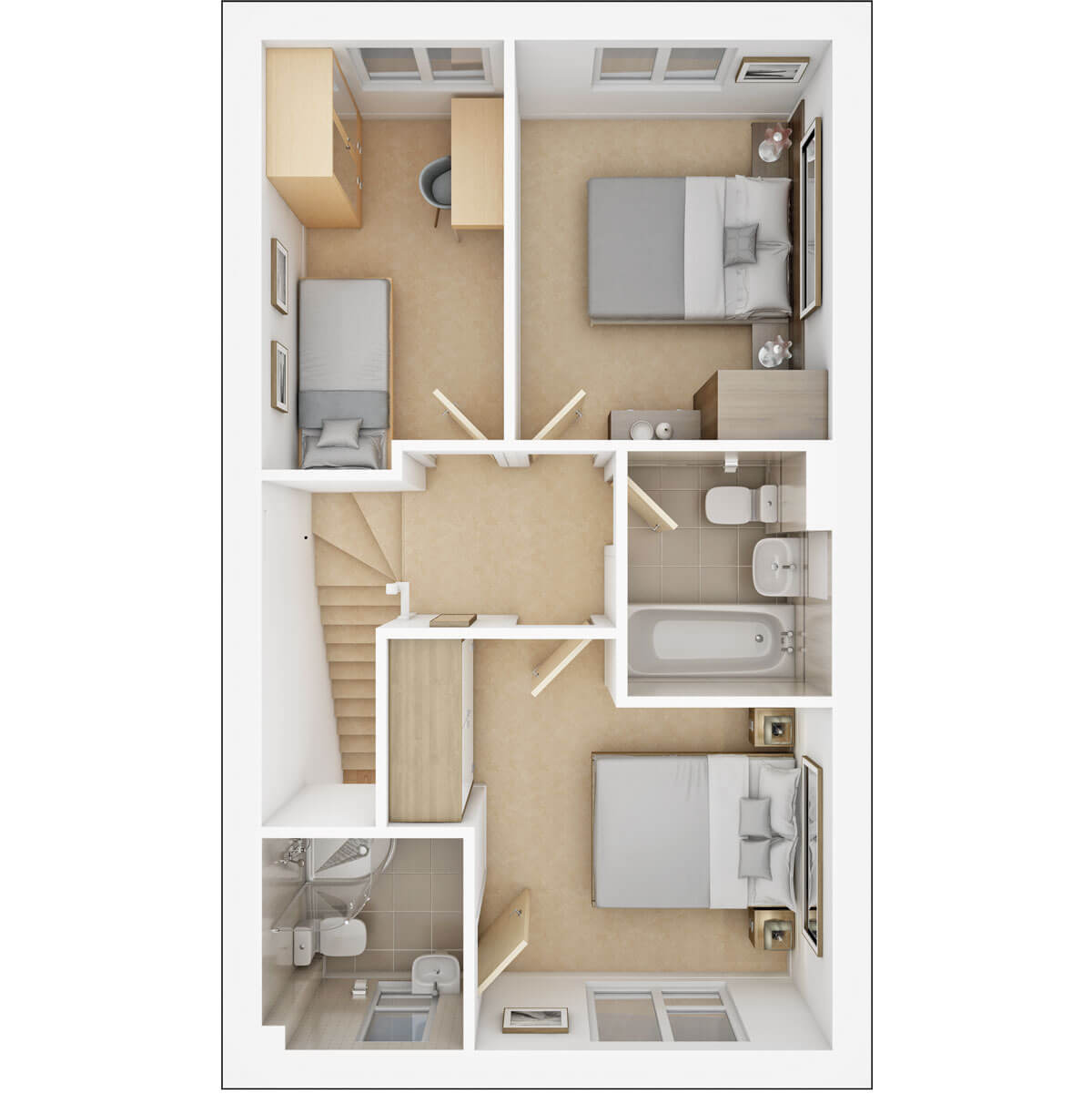 First floor plan of the Gosford