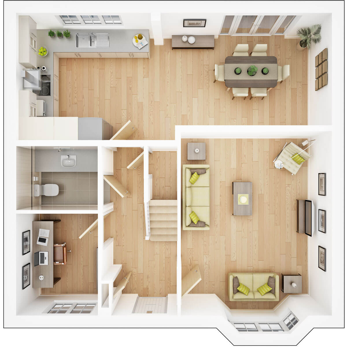 Ground floor of the Manford