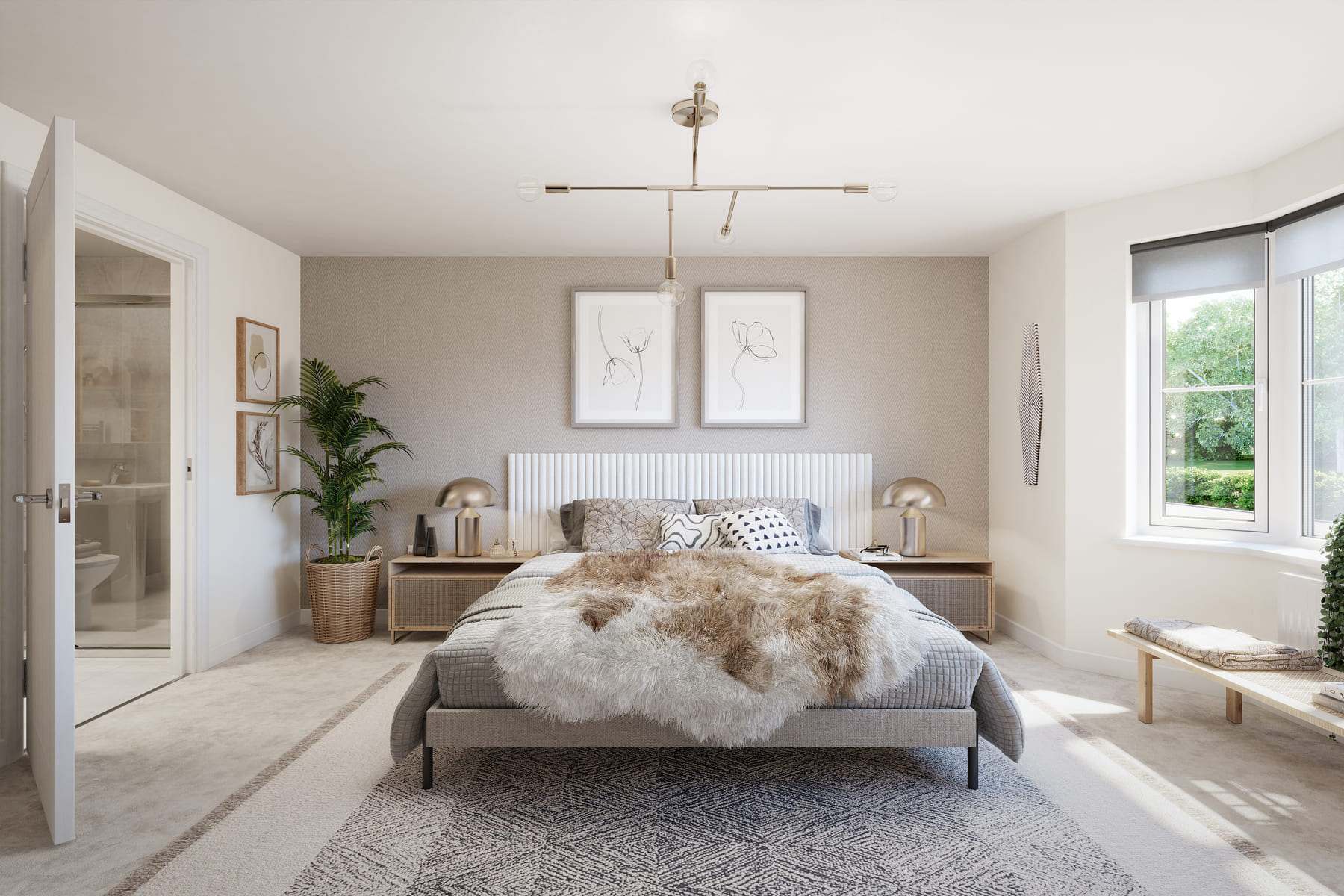 Bedroom 1 with en suite