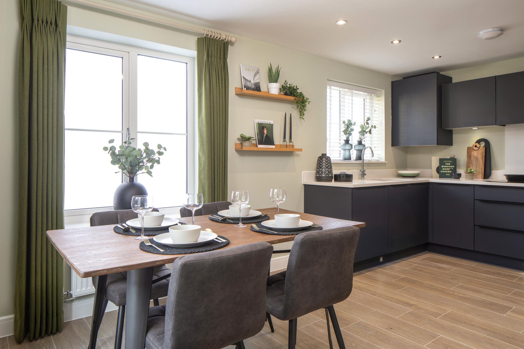 Kitchen diner with window