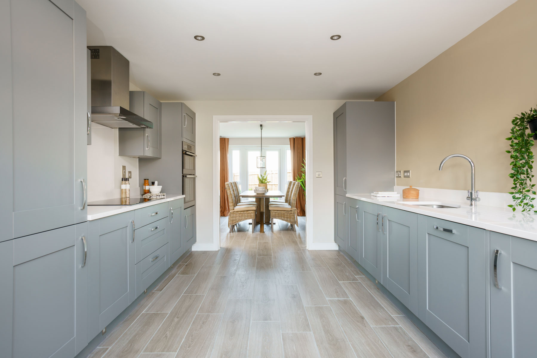 Kitchen through to diner