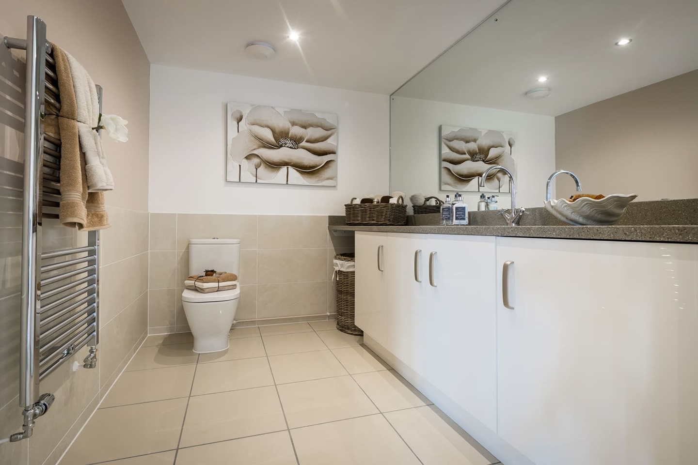 Downstairs cloakroom with utility