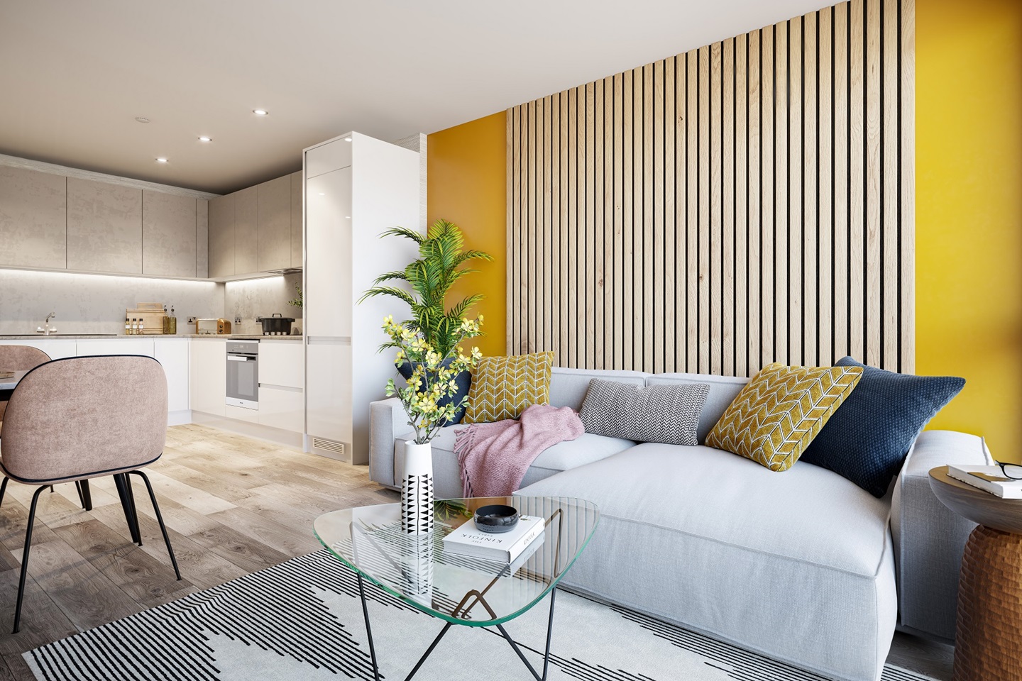 Light open living spaces