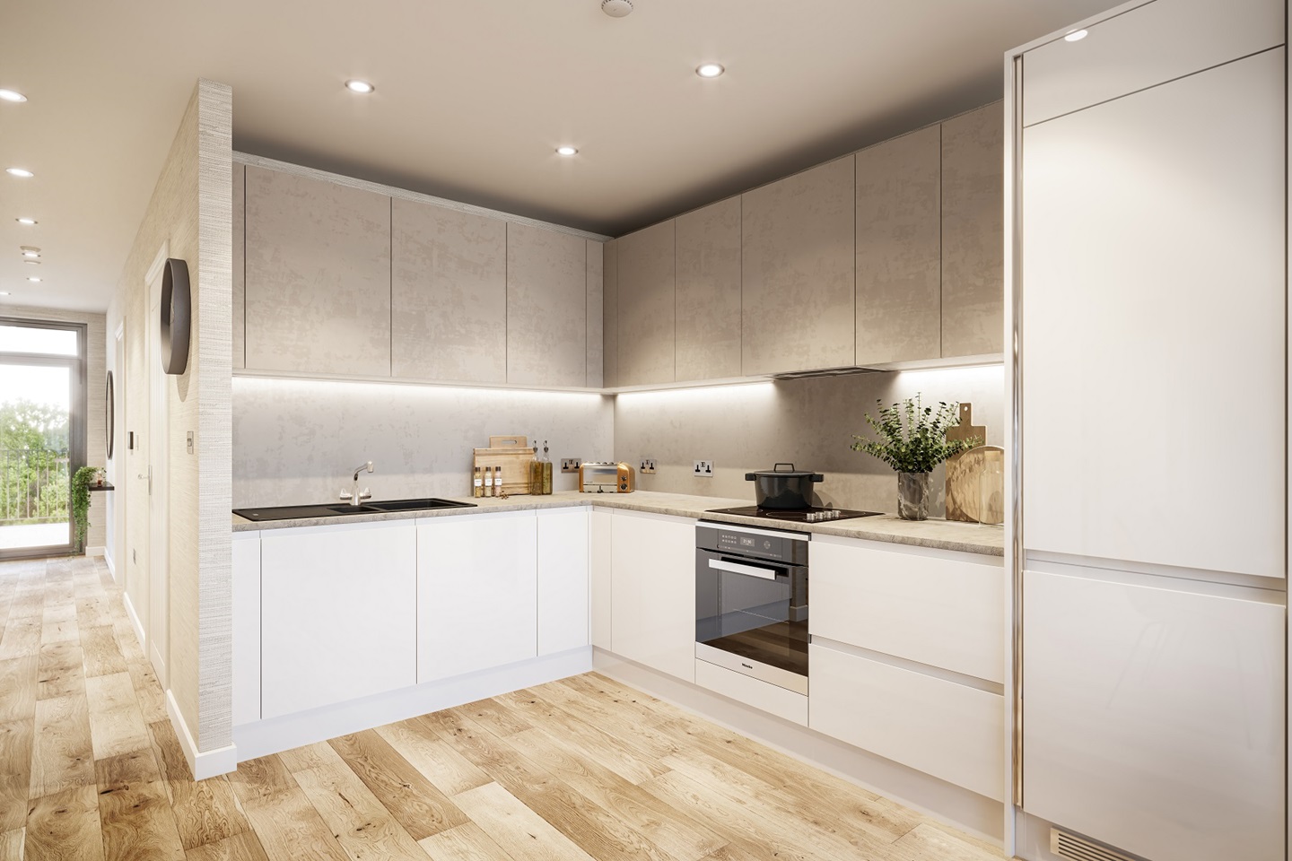 Seamlessly designed Nobilia kitchens