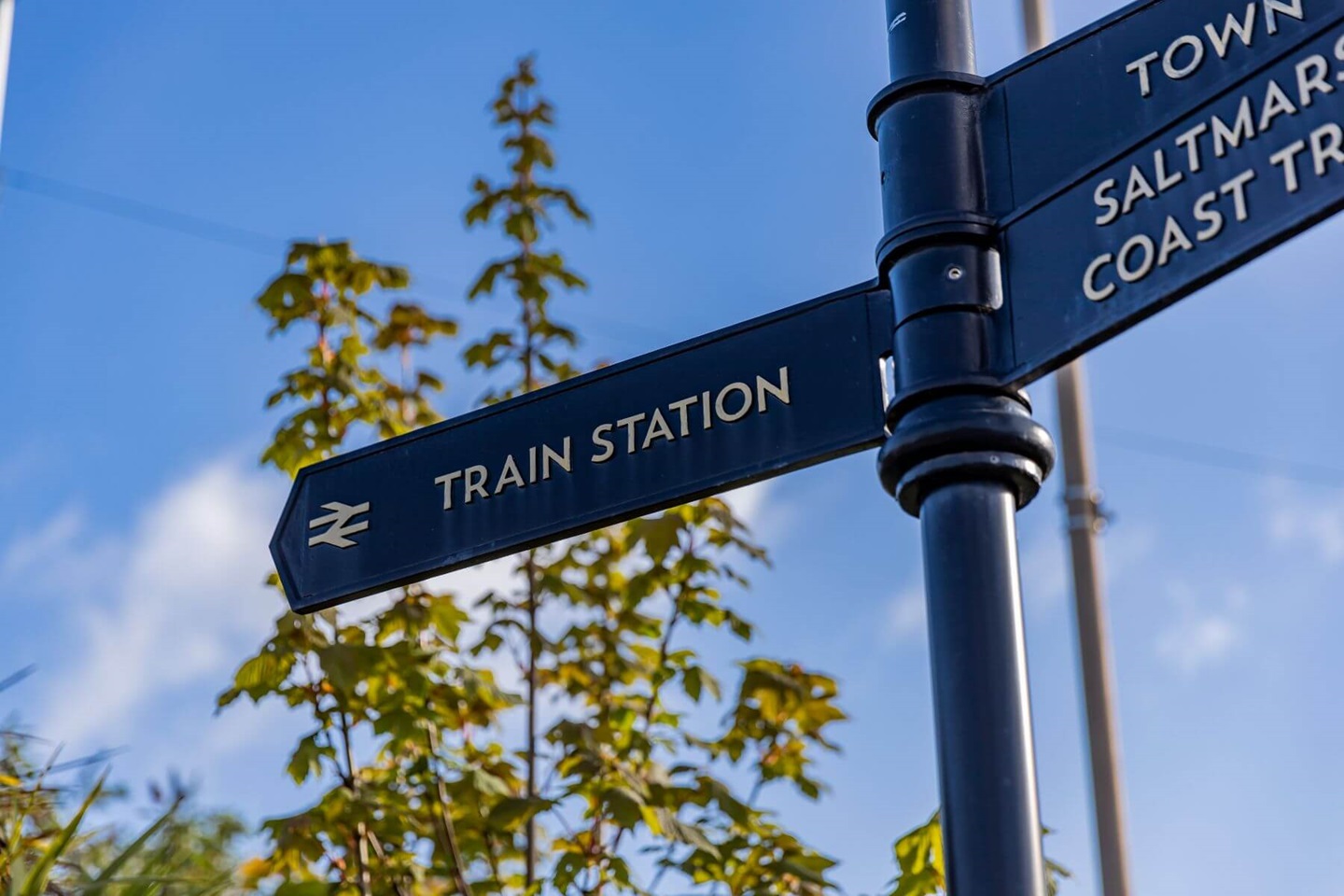 Trains from Burham-on-Crouch station under half a mile away