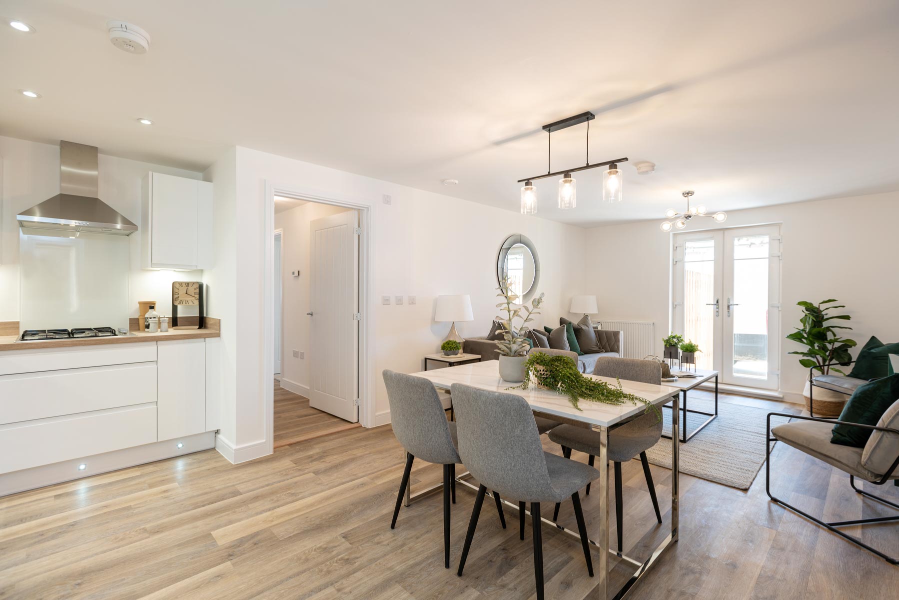 Open plan dining / living area