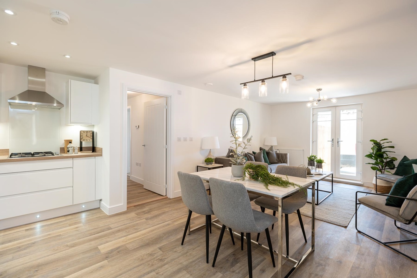 Open plan dining / living area