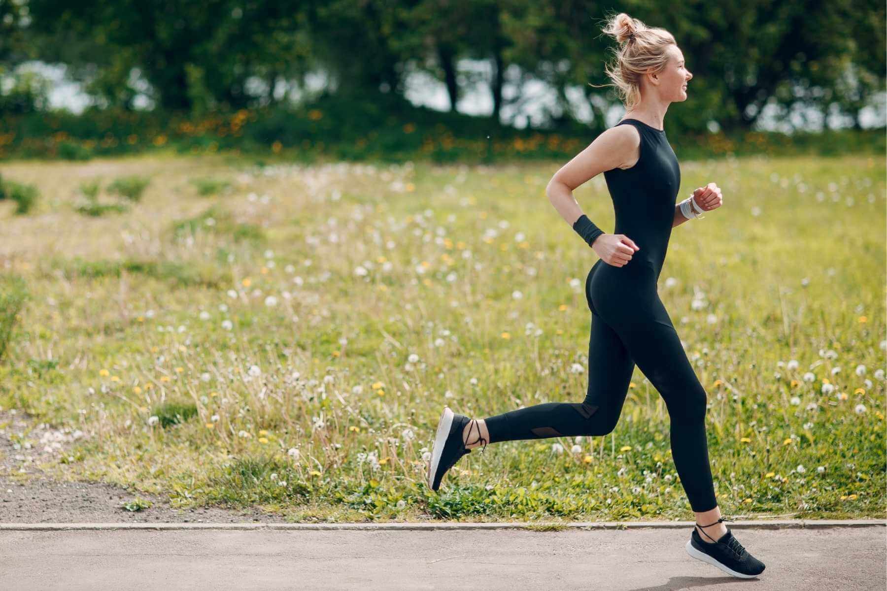 Woman running