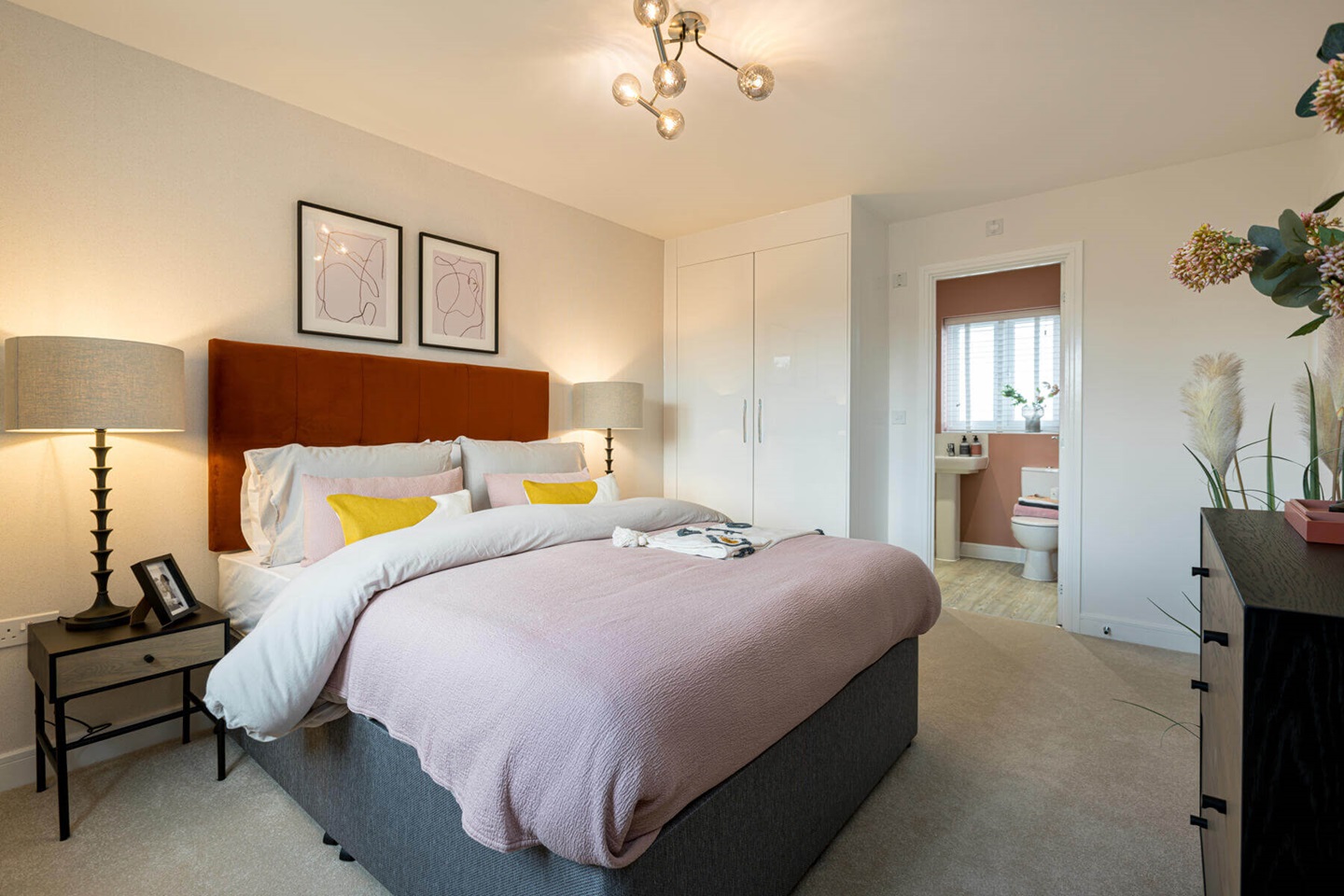 The main bedroom of the Amersham