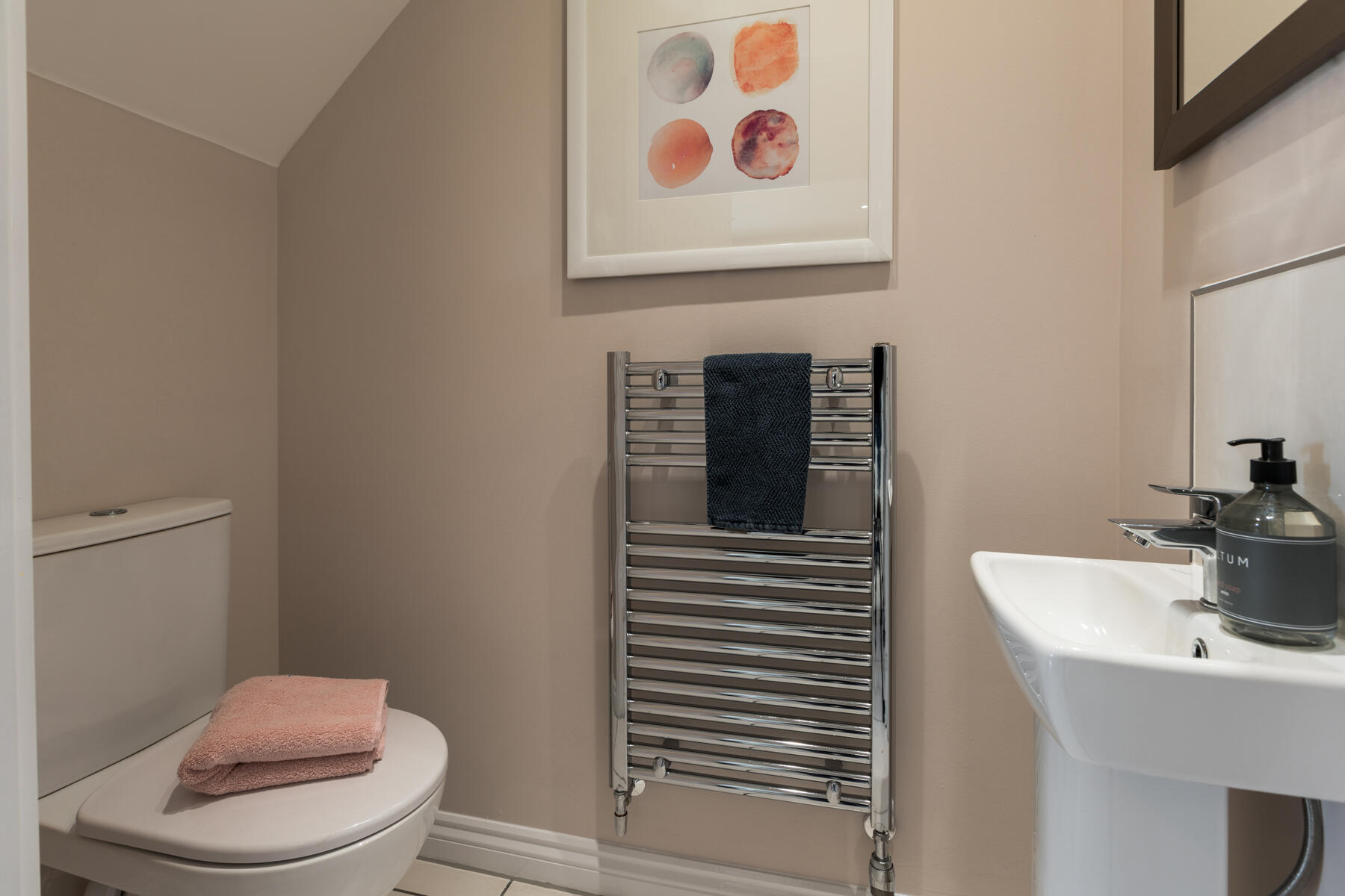 The Bradenham cloakroom