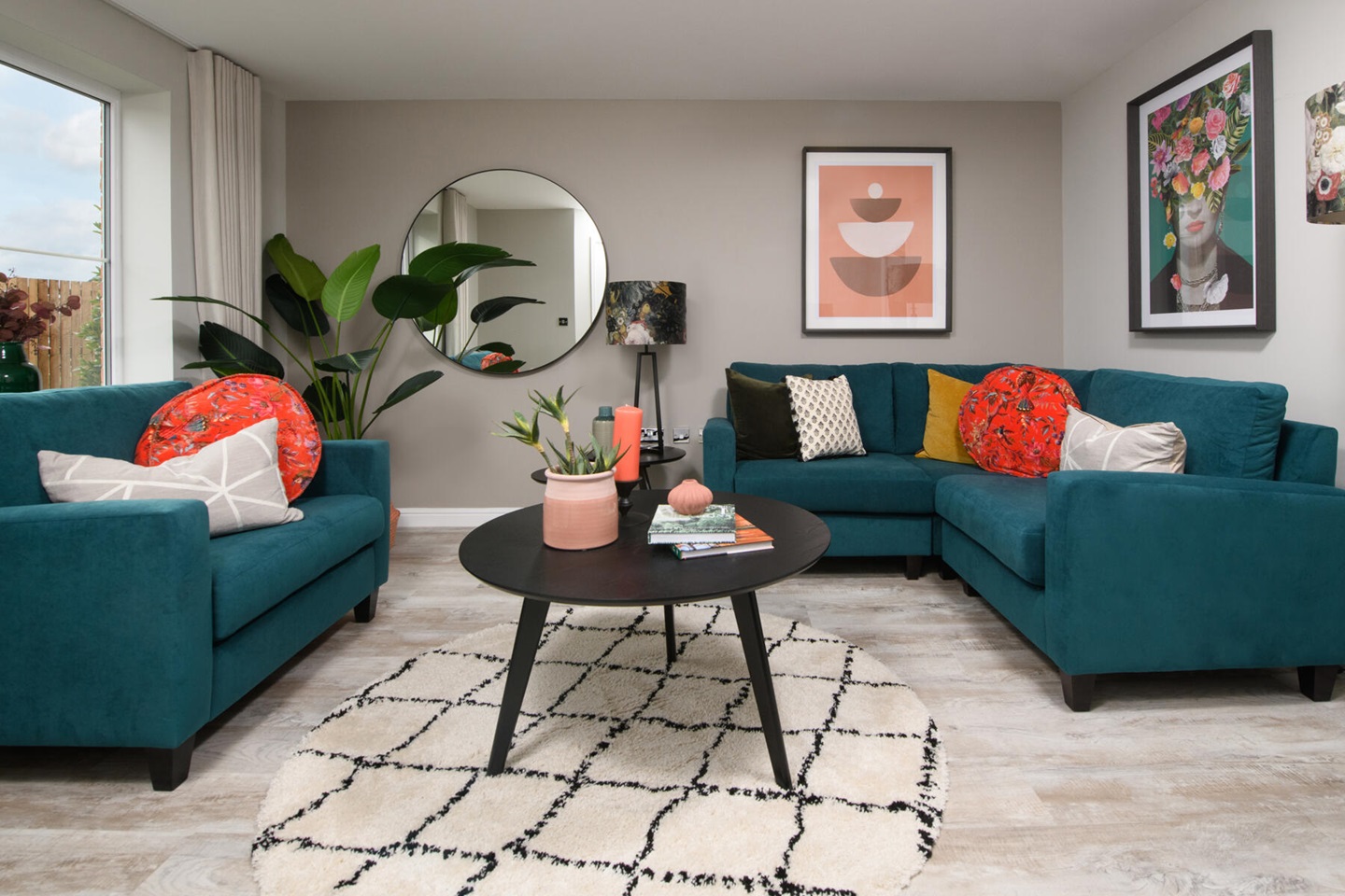 The Byford living room
