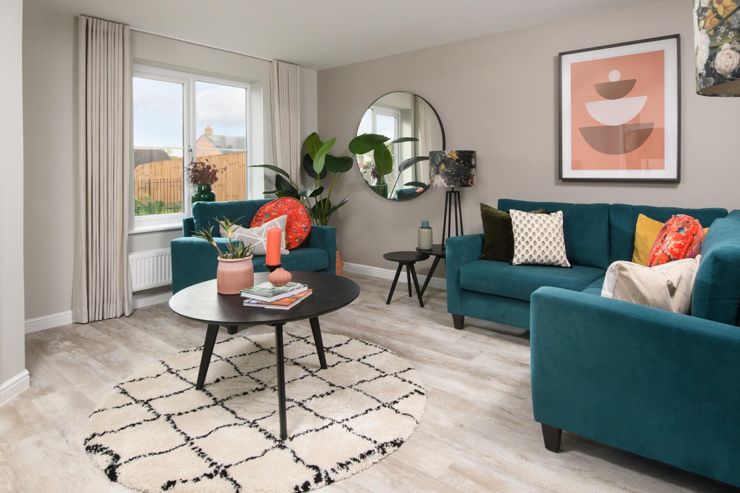 The Byford living room