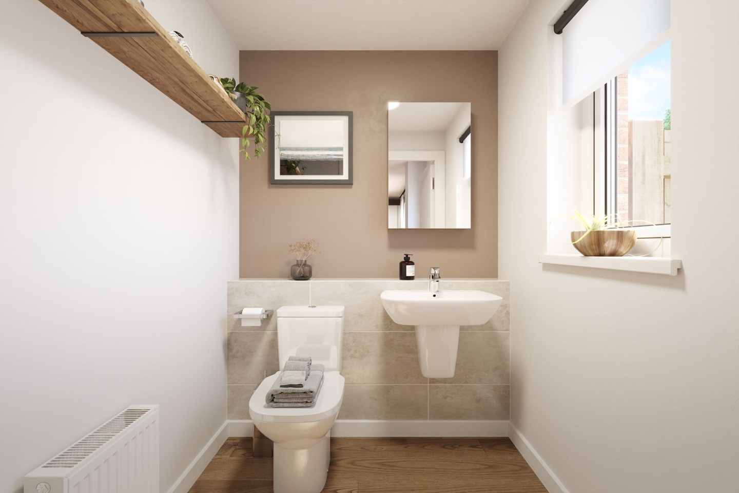 The Byrneham cloakroom