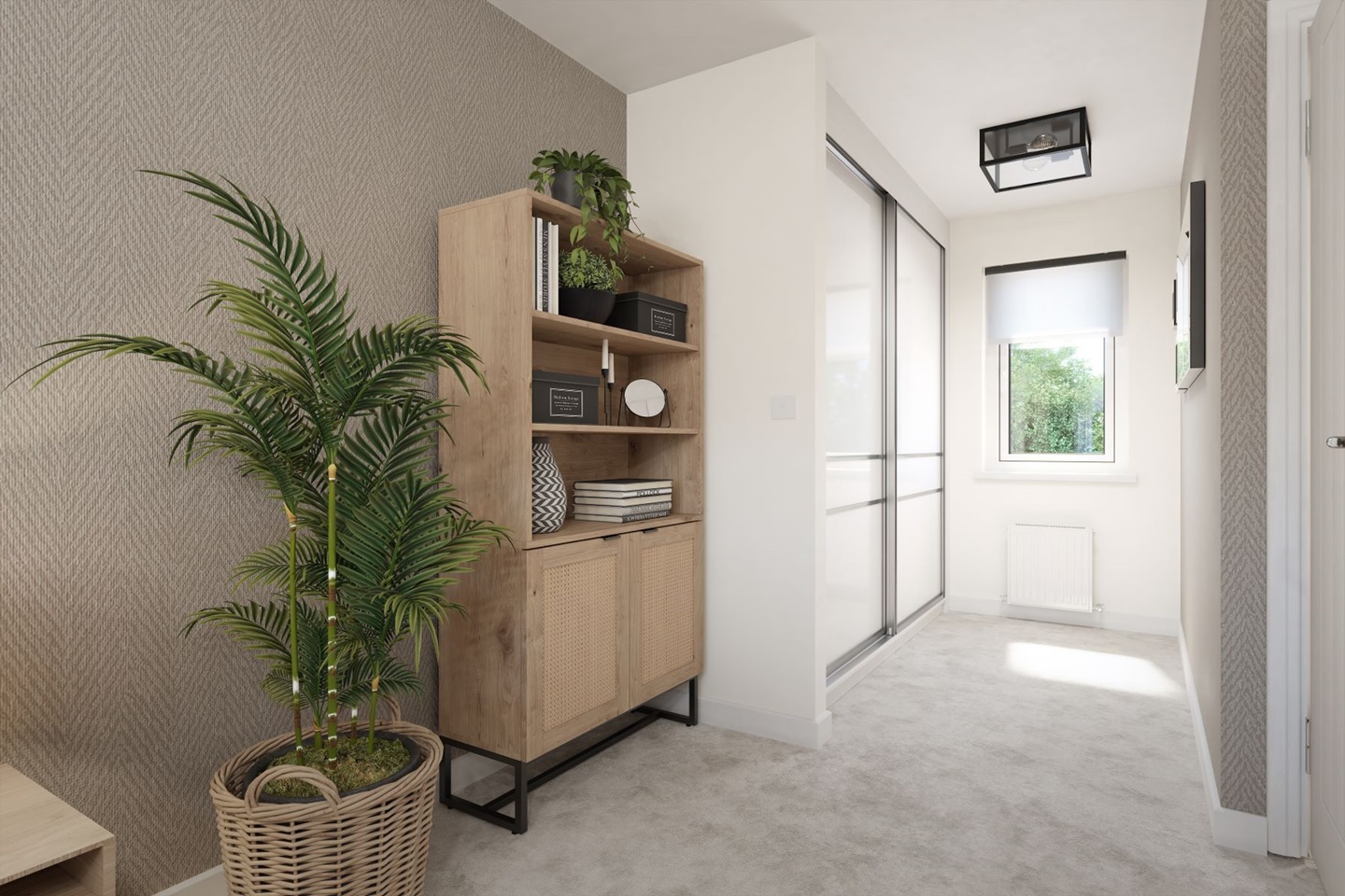 The Byrneham bedroom 1 dressing area