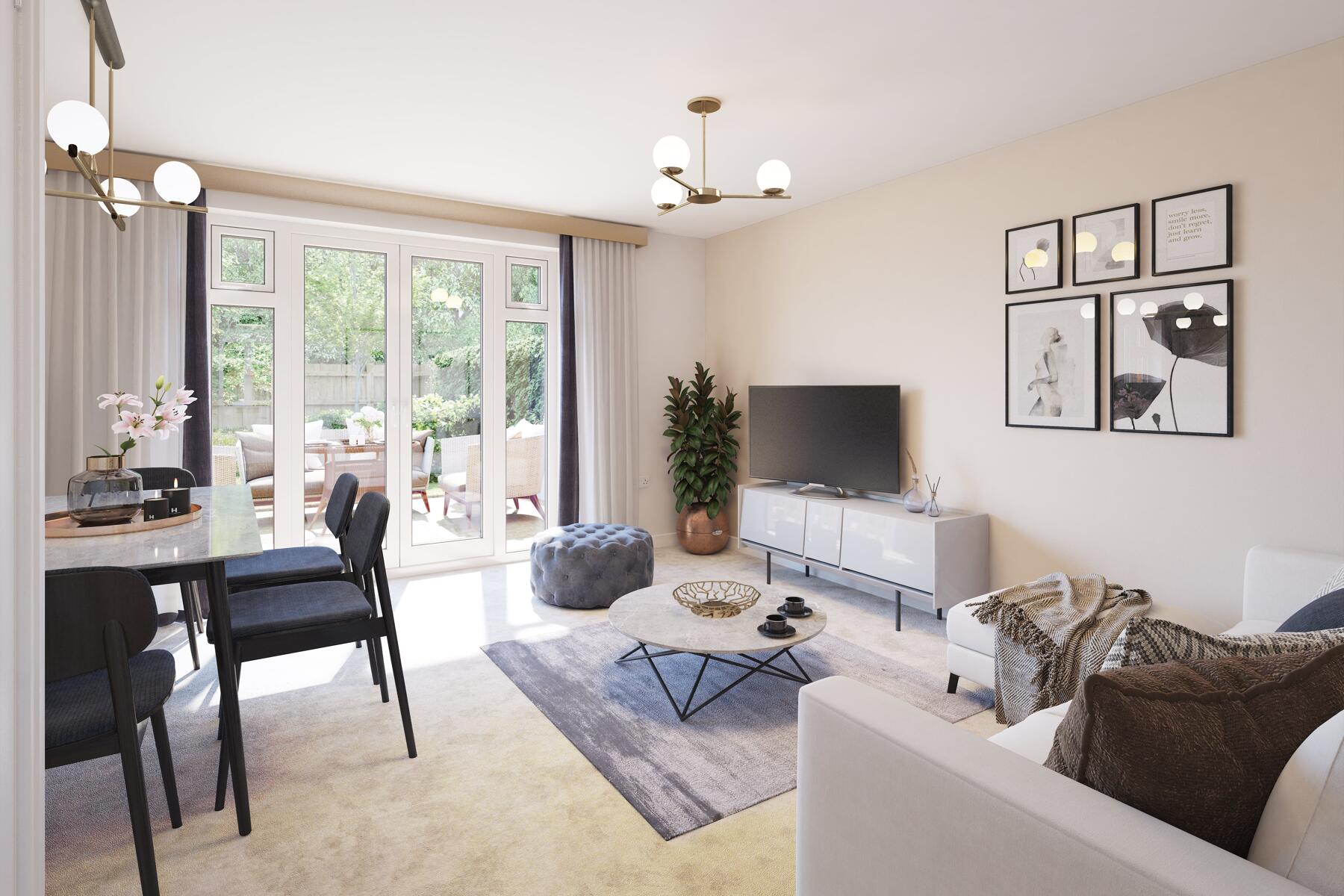 The Dadford living room