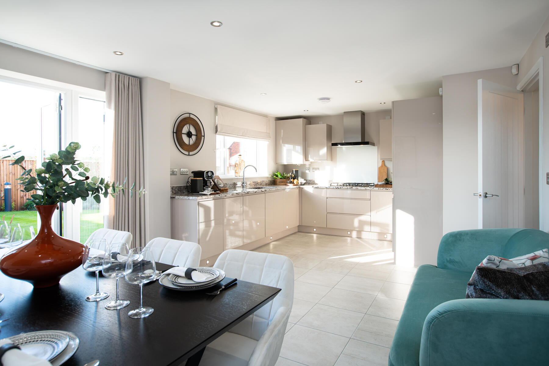 The Dunham kitchen/dining room