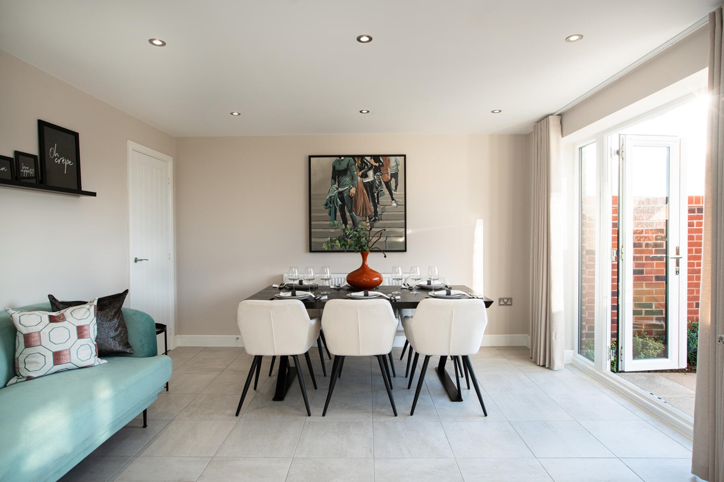 The Dunham kitchen/dining room