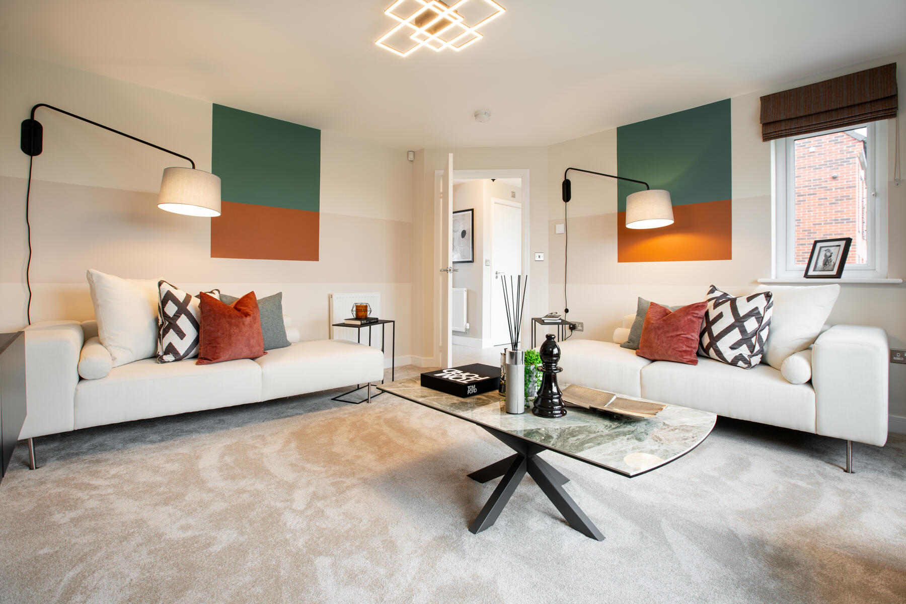 A spacious living room where everyone can relax