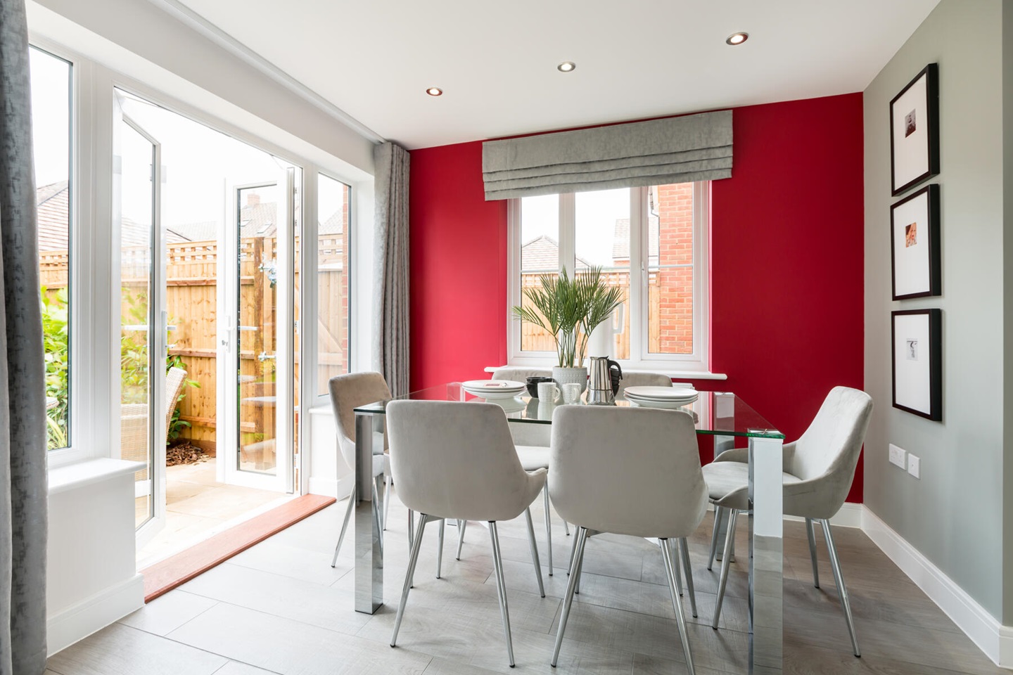 Kitchen with dining area