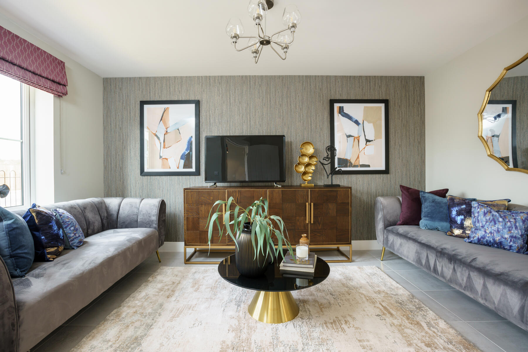 The Elliston living room