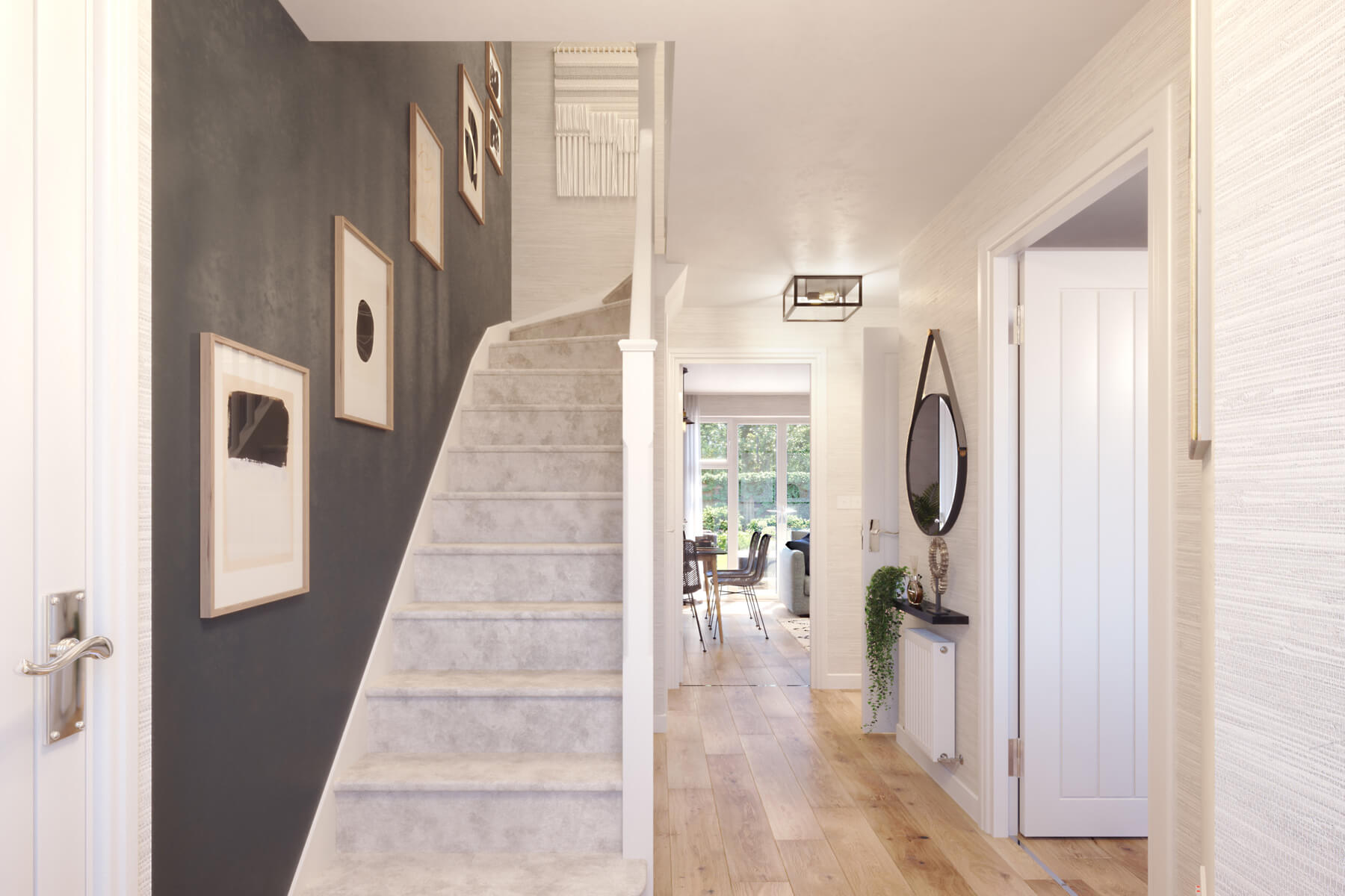 The Flatford hallway