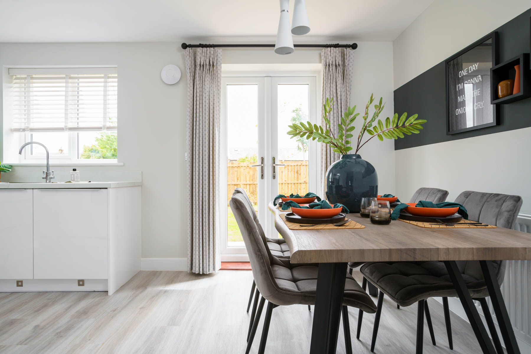 The Gosford kitchen/dining area