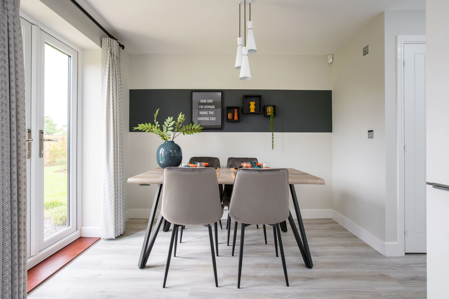 The Gosford kitchen/dining area