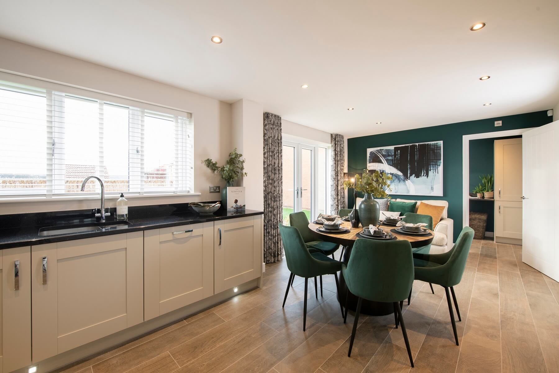 The Haddenham dining area