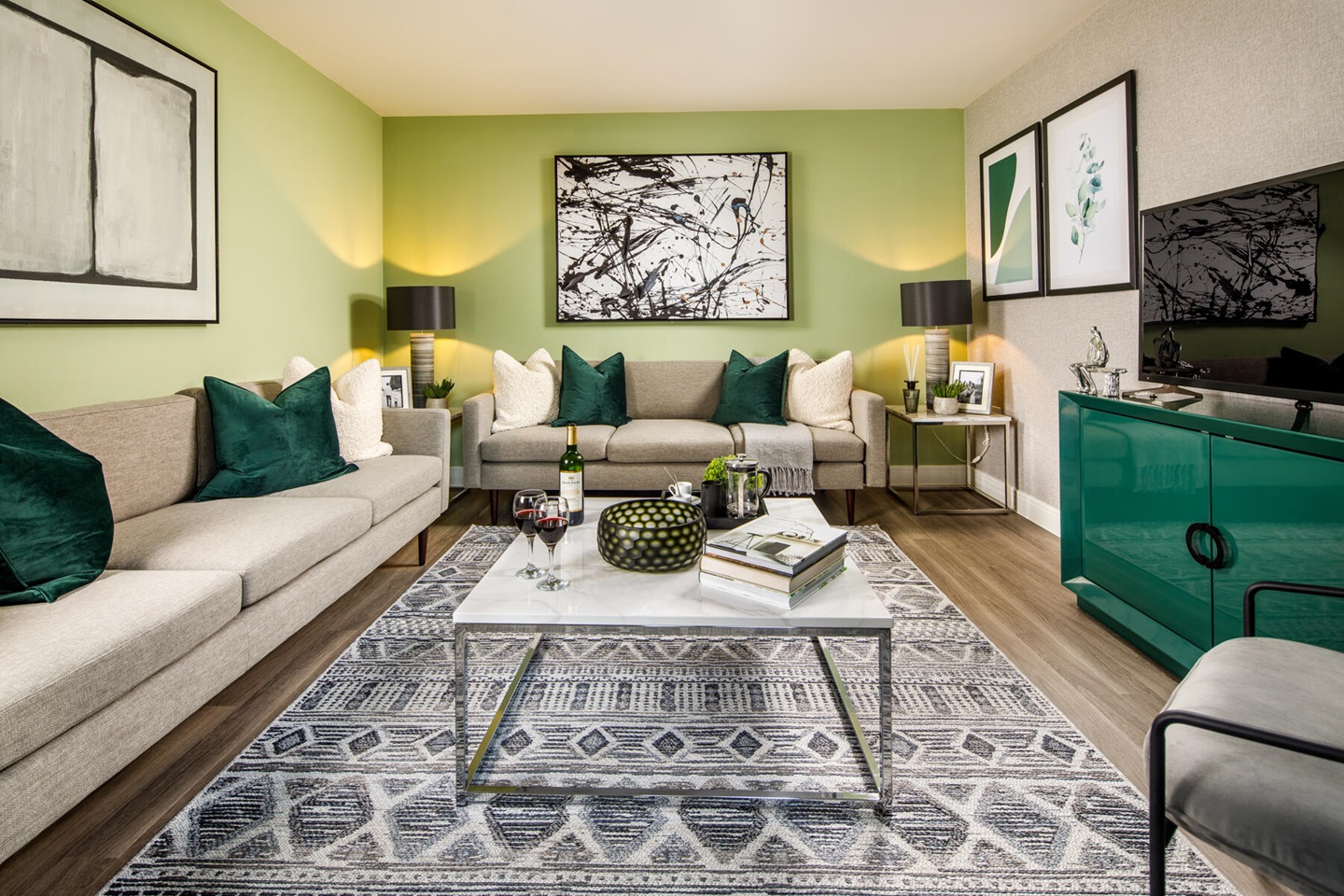 The Huxford living room