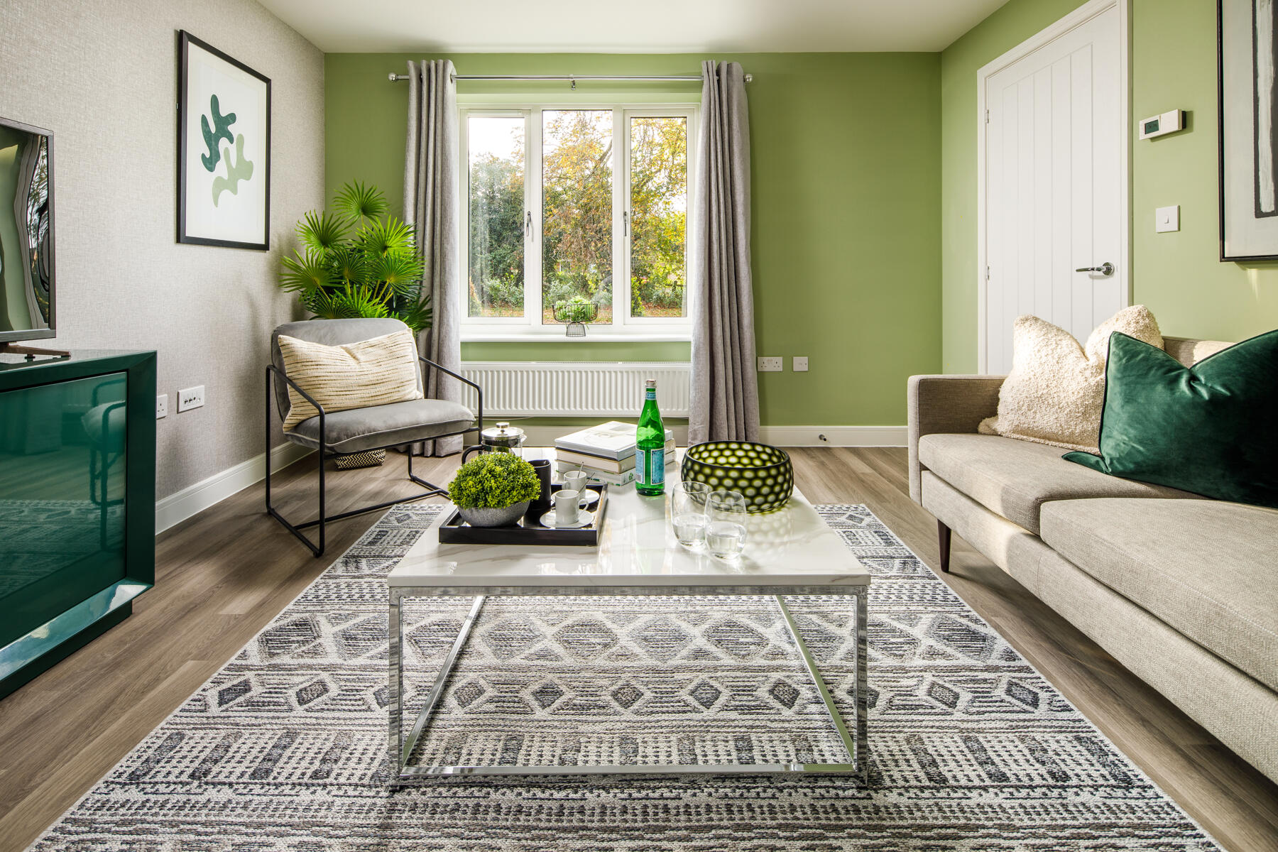 The Huxford living room