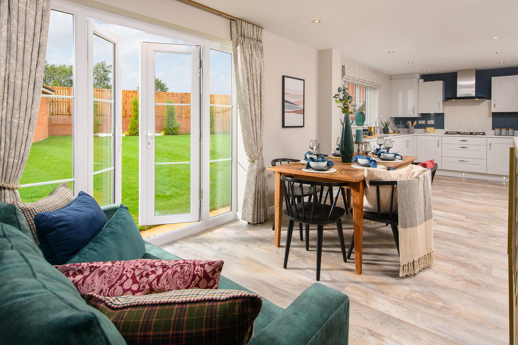 The Wilton kitchen/dining area