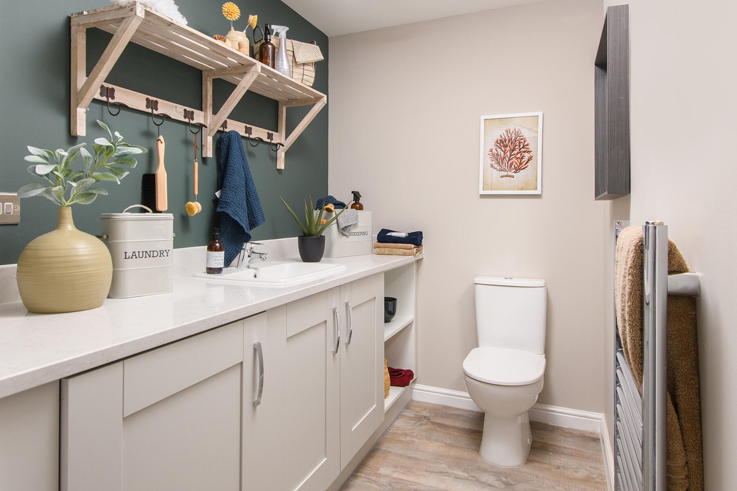 The Wilton cloakroom