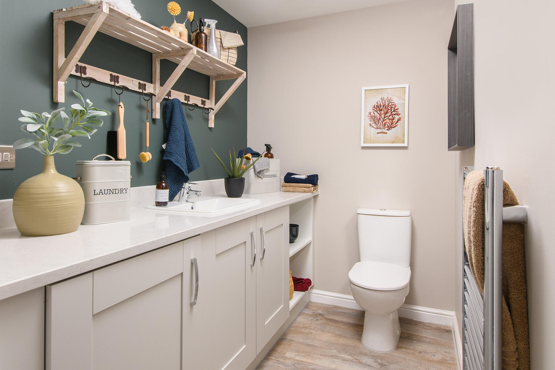 The Wilton cloakroom