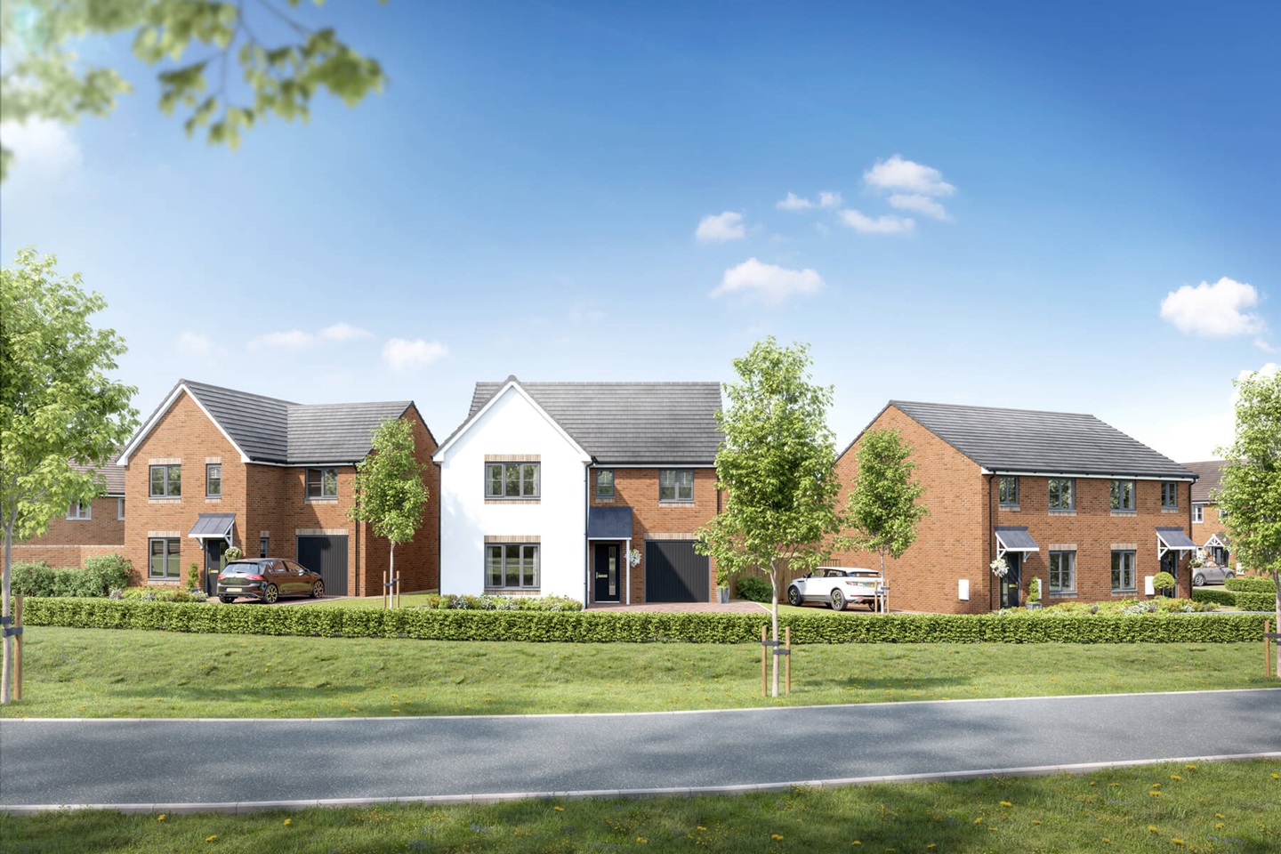 Artists impression of how Burdon Fields will look