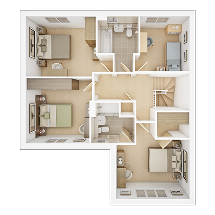 The Coltham First Floor Plan