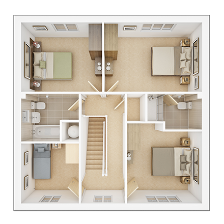 The Downham First Floor Plan
