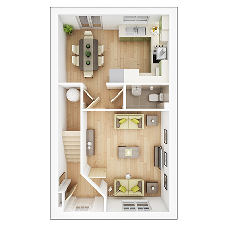 The Gosford Ground Floor Plan