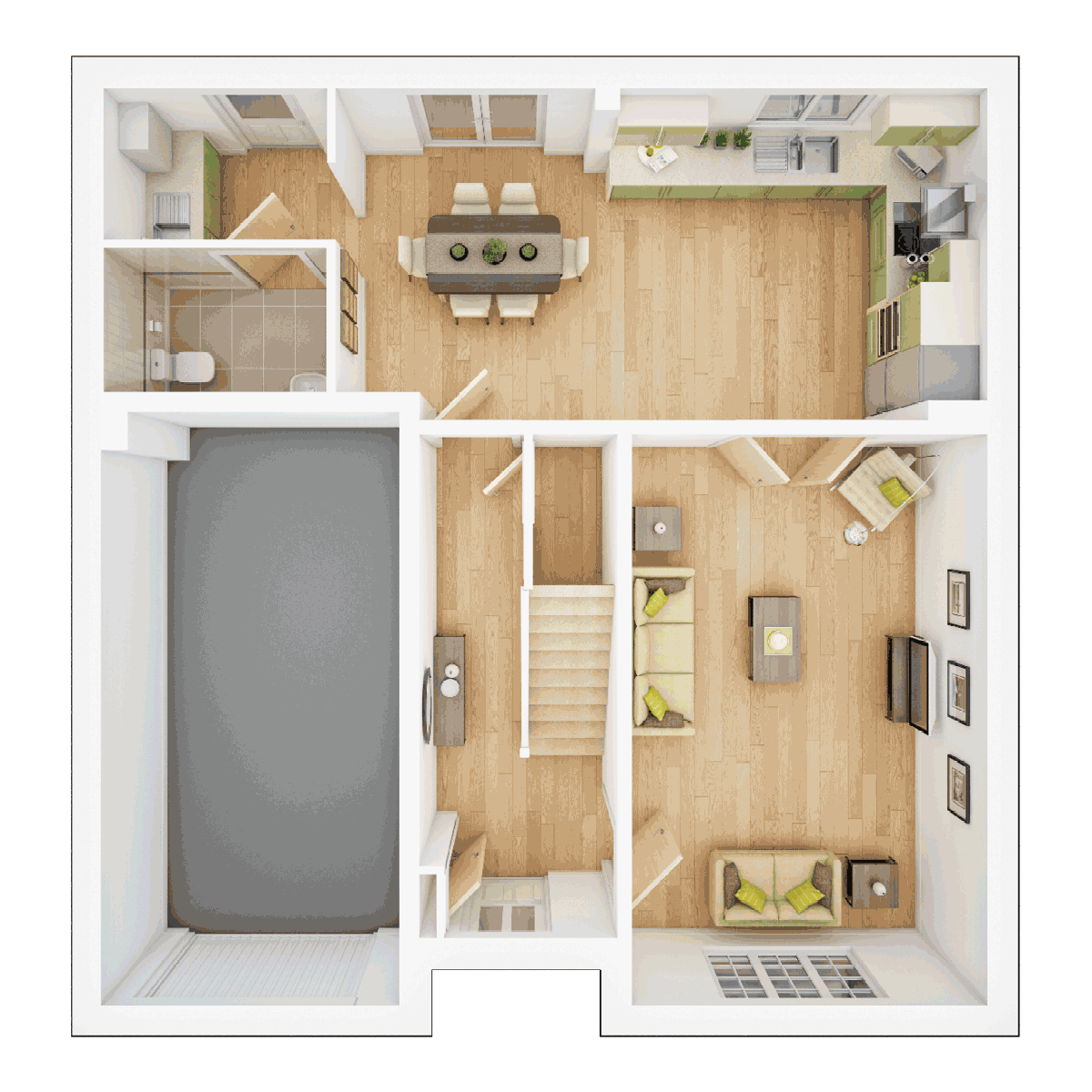 The Wortham Floor Plan