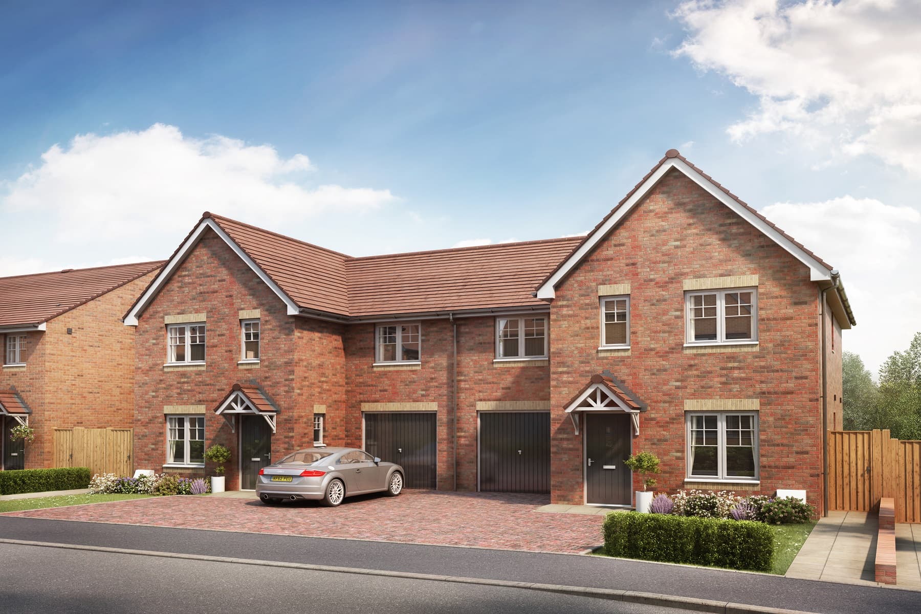 Artists impression of the Amersham semi-detached