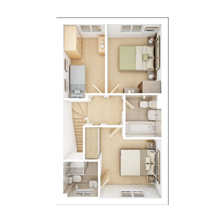 The Gosford first floor plan